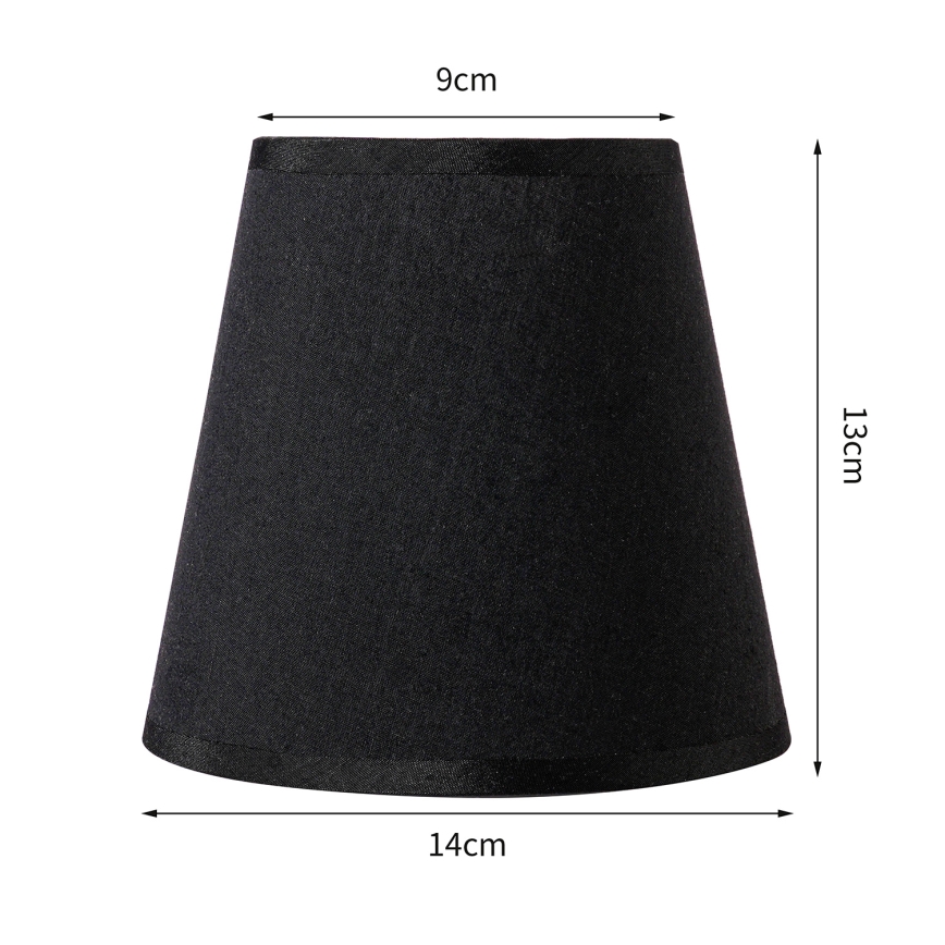 Brilagi - Univerzalni abažur NUBILA E27 13x9 cm crni