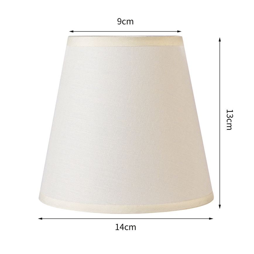 Brilagi - Univerzalni abažur NUBILA E27 13x9 cm krem boje