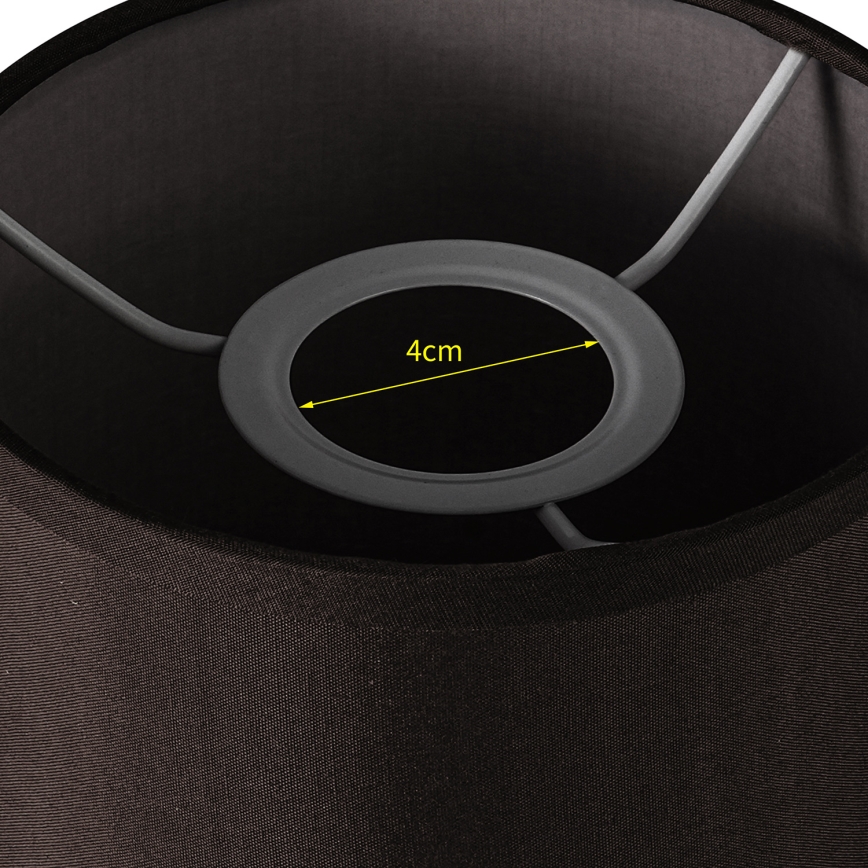 Brilagi - Univerzalni abažur NUBILA E27 15,5x14 cm crni