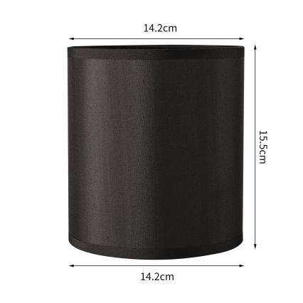 Brilagi - Univerzalni abažur NUBILA E27 15,5x14 cm crni