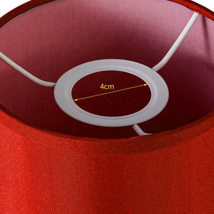 Brilagi - Univerzalni abažur NUBILA E27 15,5x14 cm crvena