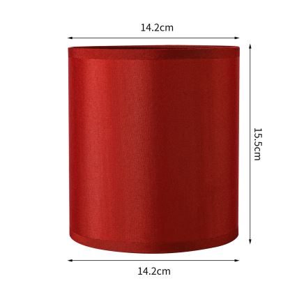 Brilagi - Univerzalni abažur NUBILA E27 15,5x14 cm crvena