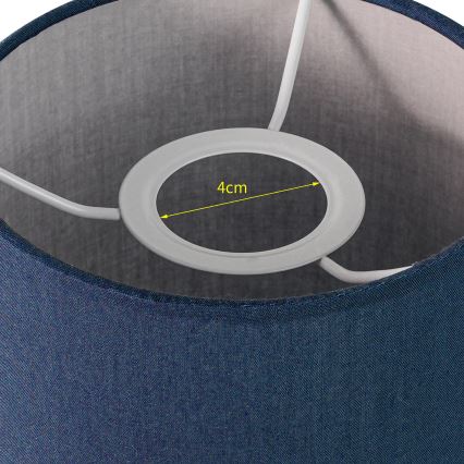 Brilagi - Univerzalni abažur NUBILA E27 15,5x14 cm tamno plava