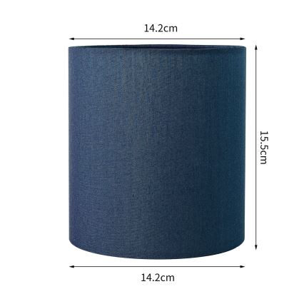 Brilagi - Univerzalni abažur NUBILA E27 15,5x14 cm tamno plava