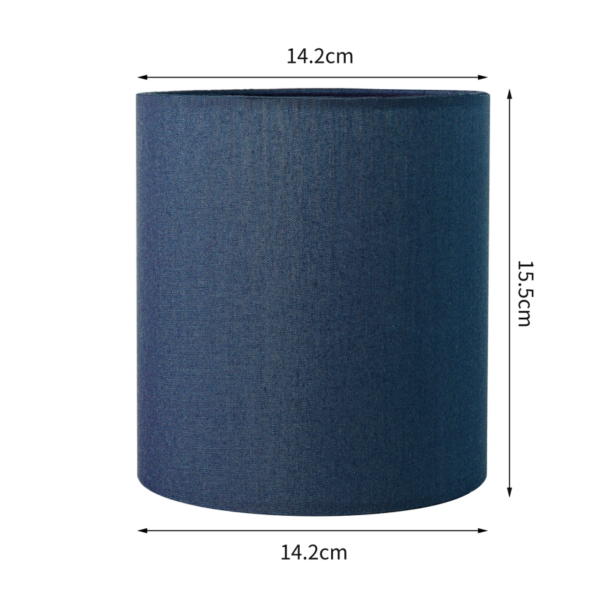 Brilagi - Univerzalni abažur NUBILA E27 15,5x14 cm tamno plava