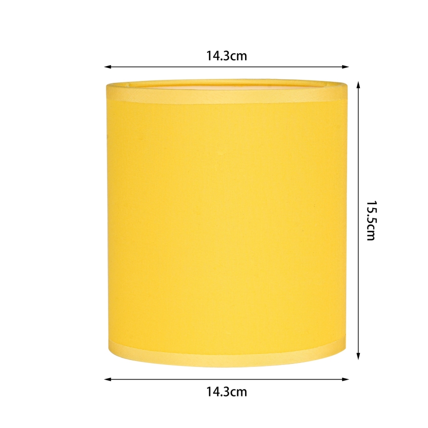 Brilagi - Univerzalni abažur NUBILA E27 15,5x14 cm žut