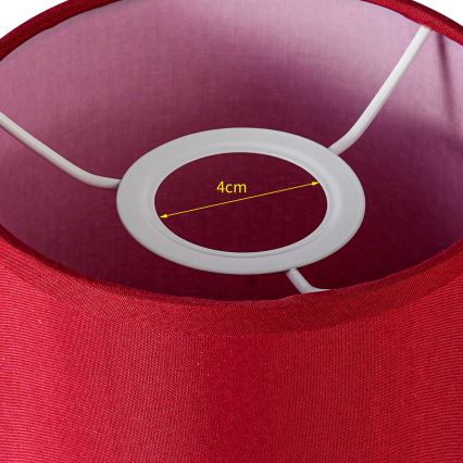 Brilagi - Univerzalni abažur NUBILA za E27, 15,5 x 14 cm, pompejska crvena