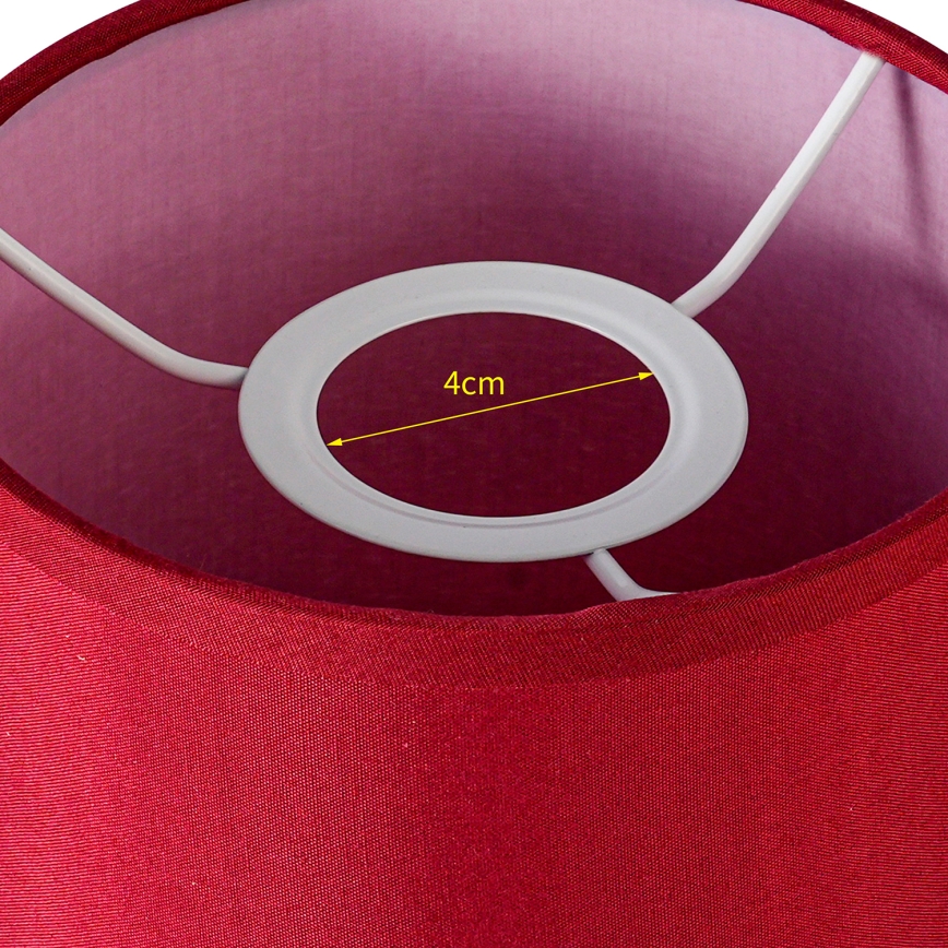 Brilagi - Univerzalni abažur NUBILA za E27, 15,5 x 14 cm, pompejska crvena