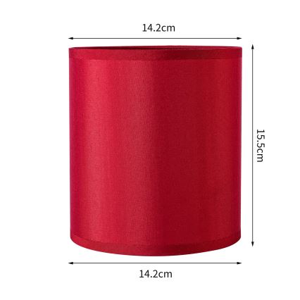 Brilagi - Univerzalni abažur NUBILA za E27, 15,5 x 14 cm, pompejska crvena