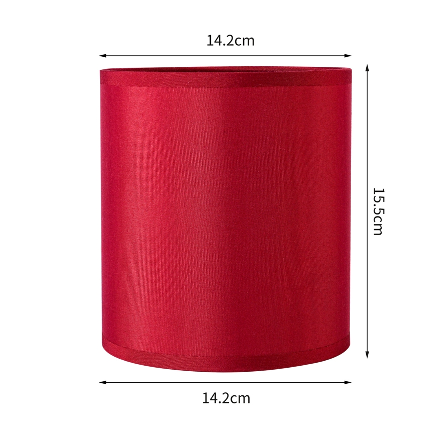 Brilagi - Univerzalni abažur NUBILA za E27, 15,5 x 14 cm, pompejska crvena