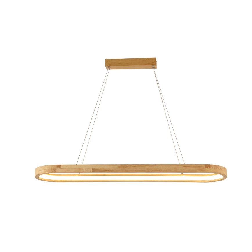 Brilagi - viseći LED luster na sajli UMEA WOOD LED/40W/230V 90x22 cm drvo