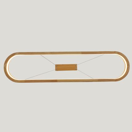 Brilagi - viseći LED luster na sajli UMEA WOOD LED/40W/230V 90x22 cm drvo