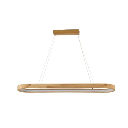 Brilagi - viseći LED luster na sajli UMEA WOOD LED/40W/230V 90x22 cm drvo
