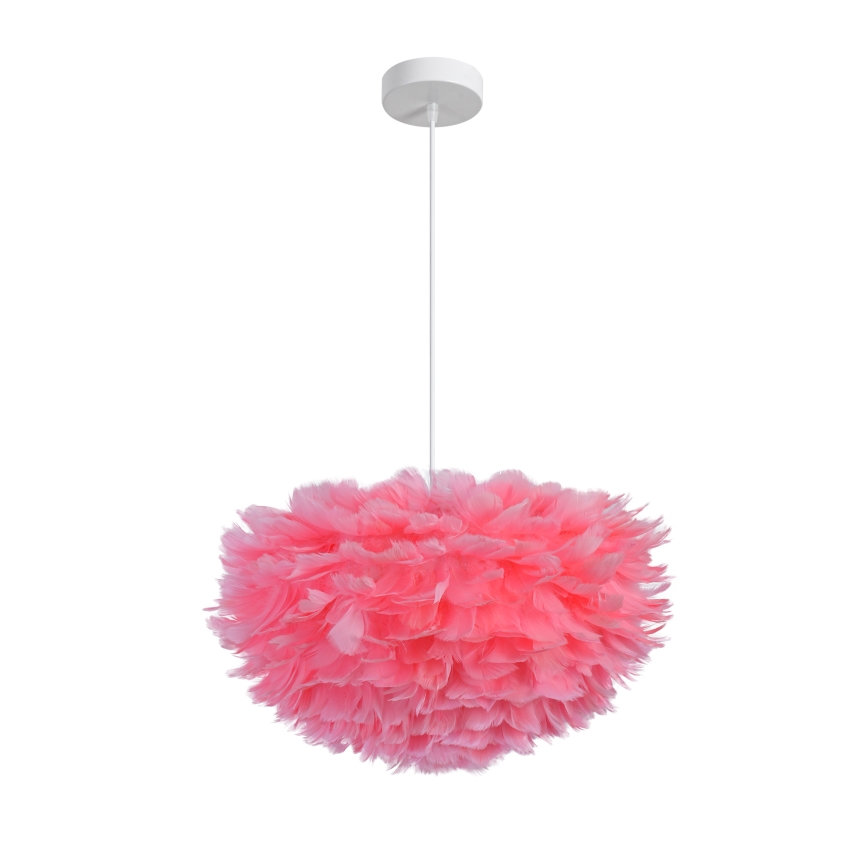 BRILAGI - Viseći luster na kablu FEATHER 3xE27/40W/230V prečnik 50 cm ružičasta