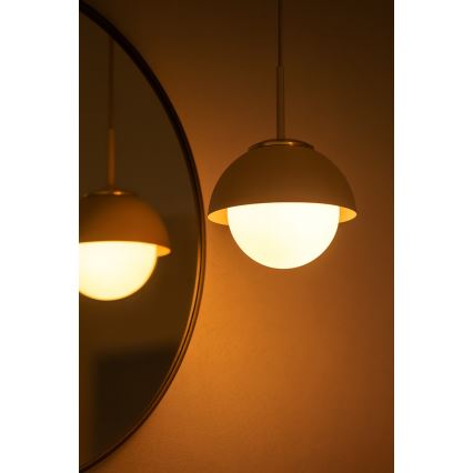 Brilagi - Viseći luster na sajli COSMO 1xE27/60W/230V prečnika 18 cm, bež sa zlatnim detaljima