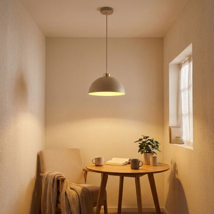 Brilagi - Viseći luster na sajli MOON 1xE27/60W/230V, prečnik 30 cm, bež/zlatna