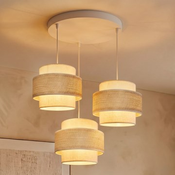 Brilagi - viseći luster na sajli SPACE 3xE27/60W/230V prečnik 40 cm bež/krem