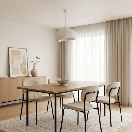 Brilagi - Viseći luster na sajli WABI SABI 1xE27/40W/230V, prečnik 42 cm, bela