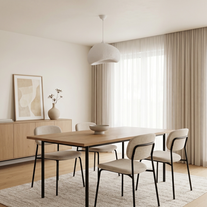 Brilagi - Viseći luster na sajli WABI SABI 1xE27/40W/230V, prečnik 42 cm, bela