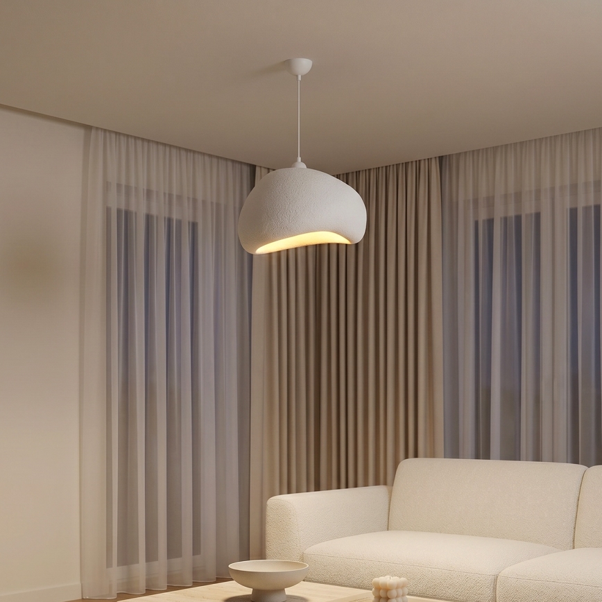 Brilagi - Viseći luster na sajli WABI SABI 1xE27/40W/230V, prečnik 42 cm, bela