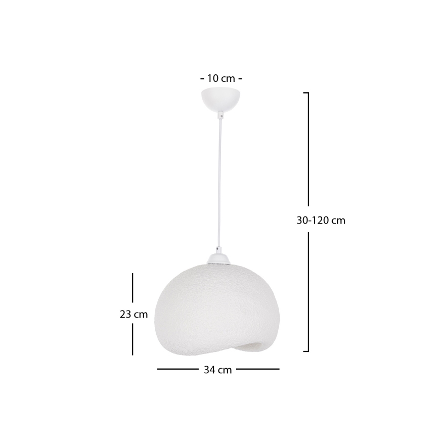 Brilagi - Visilica na kablu WABI SABI 1xE27/40W/230V prečnik 34 cm, bela