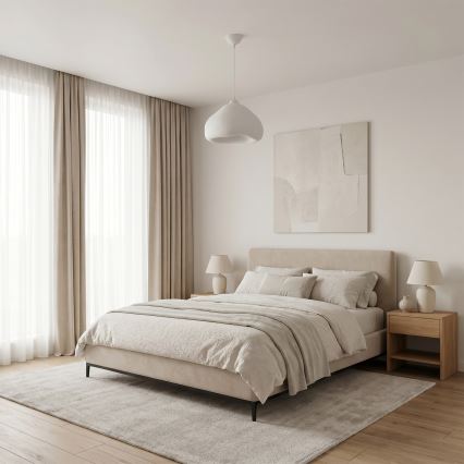 Brilagi - Visilica na sajli WABI SABI 1xE27/40W/230V prečnik 32 cm bela
