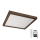 Brilagi - WOODY FRAME LED/50W/230V prigušiva plafonska lampa za kupatilo, hrast/orah 60x60 cm 3000-6000K IP44 + daljinski upravljač