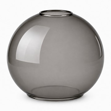 Brilagi - Zamensko staklo za luster DIOR E27, prečnik 15 cm, dimno sivo