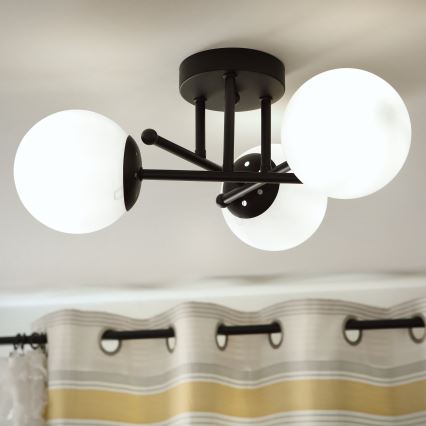 Brilagi - Zamensko staklo za luster i lampu MALIVA E14, prečnik 13 cm, belo