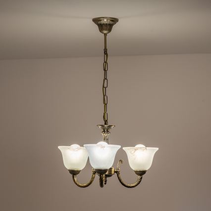BRILAGI - Zamensko staklo za luster i zidnu lampu CLASSIC E14 prečnika 11 cm, belo