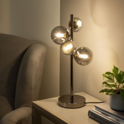 Brilagi - Zamensko staklo za luster, zidnu svetiljku i lampu MISTEL, MILLA, prečnik 15 cm, dimljeno