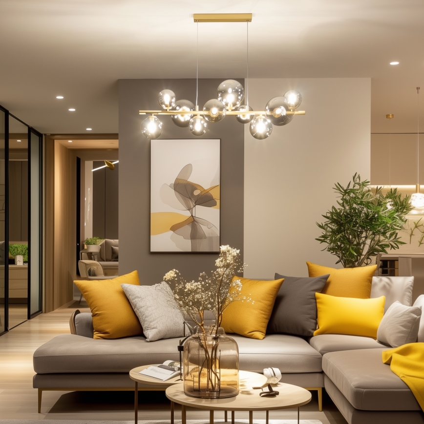 Brilagi - Rezervno staklo za luster, zidnu svetiljku i lampu MISTEL, MILLA prečnika 12 cm, zadimljeno