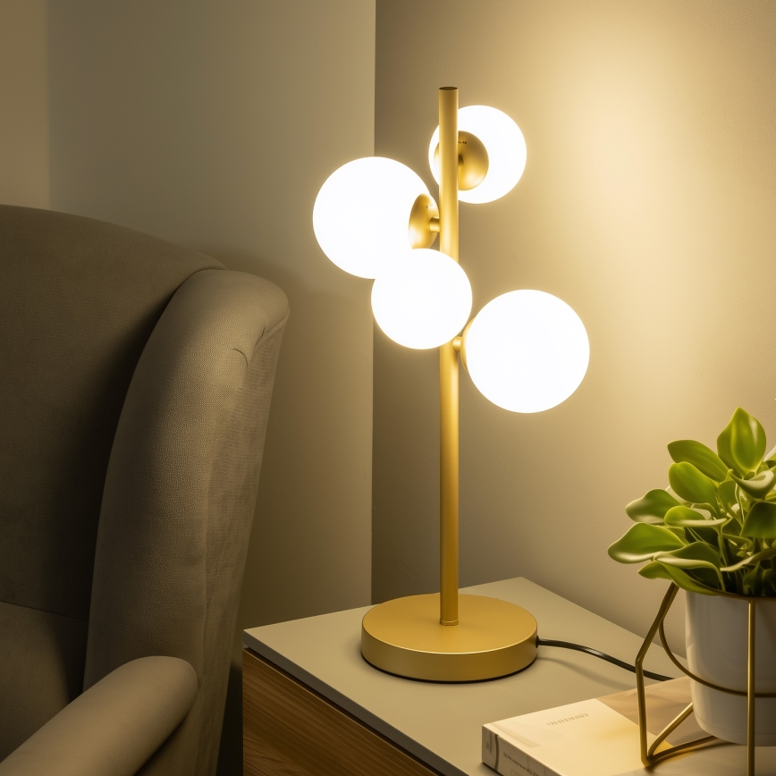Brilagi - Zamensko staklo za luster, zidno svetlo i lampu MISTEL, MILLA prečnika 15 cm, belo