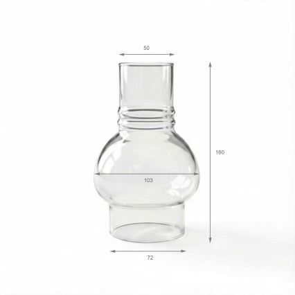 BRILAGI - Zamensko staklo za petrolejsku lampu MERLIN