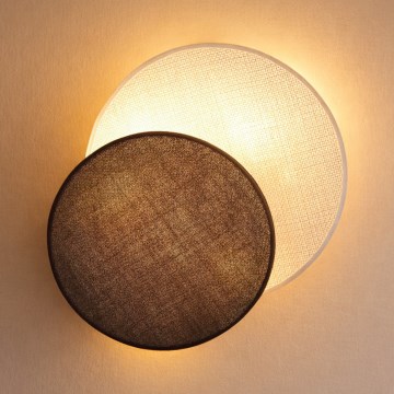 Brilagi - Zidna lampa CIRCLES 1xE27/60W/230V prečnik 35 cm krem/smeđa