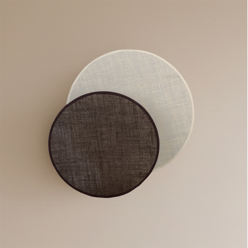 BRILAGI - Zidna lampa CIRCLES 1xE27/60W/230V prečnik 35 cm krem/smeđa
