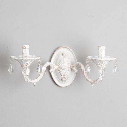 BRILAGI - Zidna lampa CLASSIC 2xE14/10W/230V krem/patina