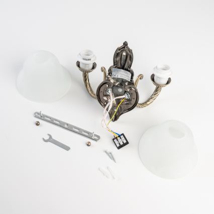 BRILAGI - Zidna lampa CLASSIC 2xE14/10W/230V mesing