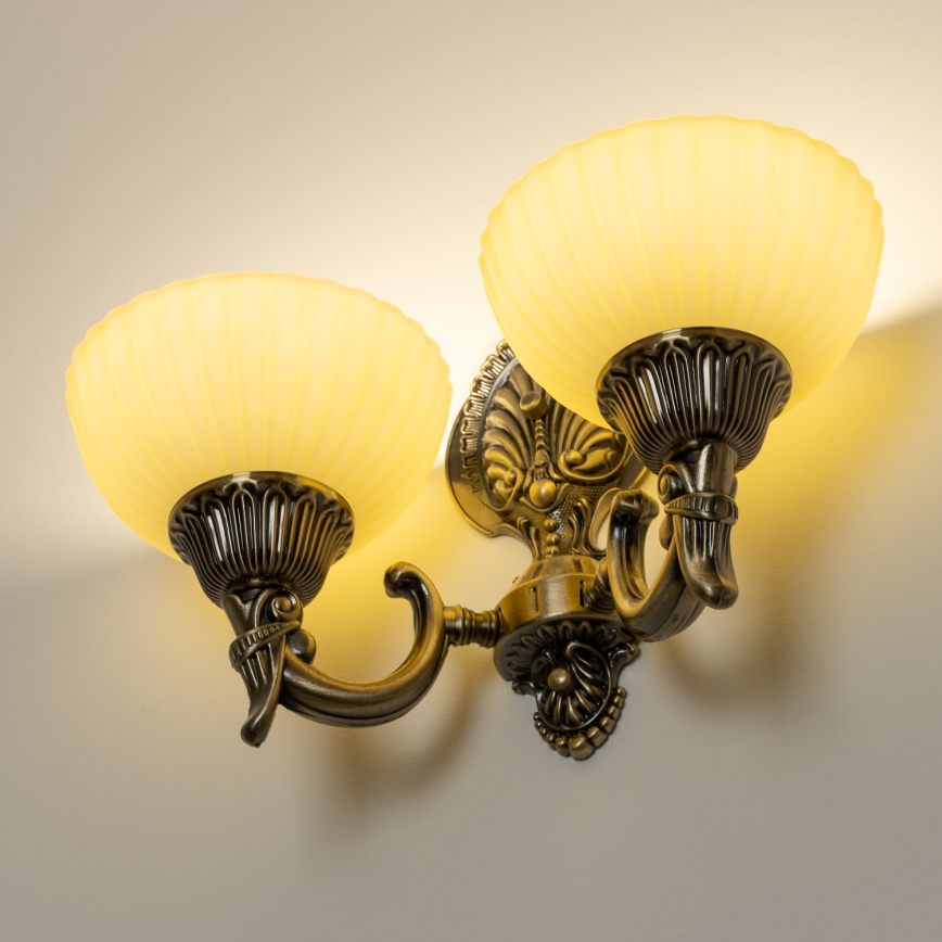 BRILAGI - Zidna lampa CLASSIC 2xE27/60W/230V mesing