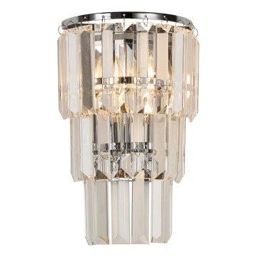 Brilagi - Zidna lampa CRYSTAL 1xE14/60W/230V sjajni hrom