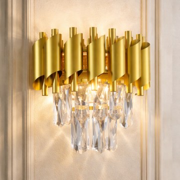 Brilagi - Zidna lampa ECLIPSE 2xE14/10W/230V zlatna