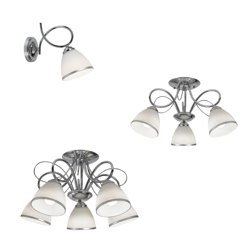 Brilagi - Zidna lampa FRED 1xE27/60W/230V sjajni hrom