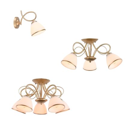 Brilagi - Zidna lampa FRED 1xE27/60W/230V zlatna