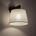 Brilagi - Zidna lampa LATTE 1xE27/15W/230V borovina/bela