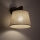 Brilagi - Zidna lampa LATTE 1xE27/15W/230V borovina/bež