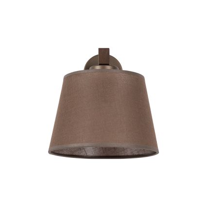 Brilagi - Zidna lampa LATTE 1xE27/15W/230V borovina/smeđa