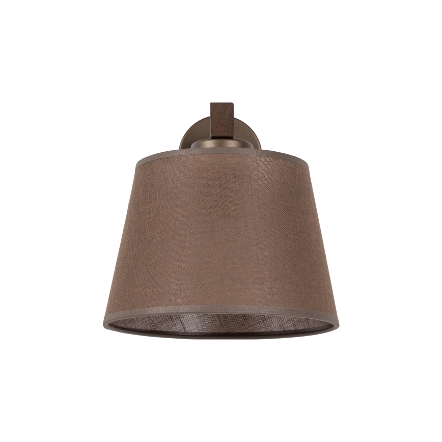 Brilagi - Zidna lampa LATTE 1xE27/15W/230V borovina/smeđa