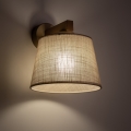 Brilagi - Zidna lampa LATTE SABIA 1xE27/15W/230V borovina/bež