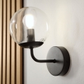 Brilagi - Zidna lampa MALIVA 1xE14/15W/230V crna/prozirna