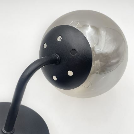 Brilagi - Zidna lampa MALIVA 1xE14/15W/230V crna/zadimljena